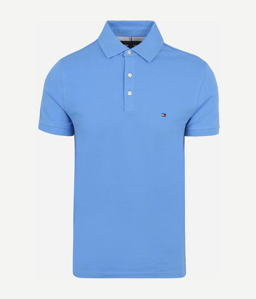Tommy Hilfiger 1985 polo blauw | Slim-fit
