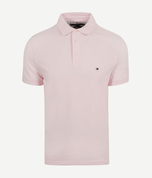 Tommy Hilfiger 1985 polo lichtroze | Slim-fit