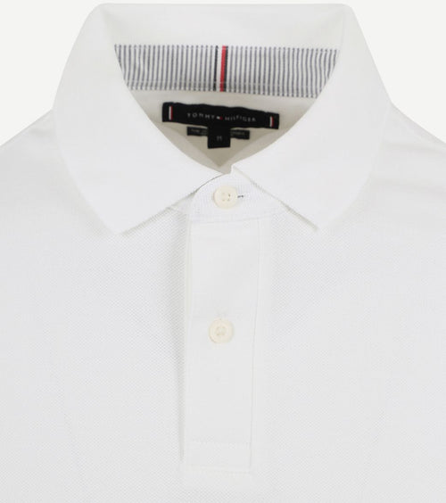 Tommy Hilfiger 1985 polo wit | Slim-fit