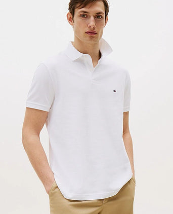Tommy Hilfiger 1985 polo wit | Slim-fit