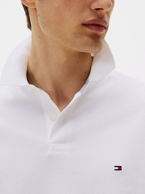 Tommy Hilfiger 1985 polo wit | Slim-fit