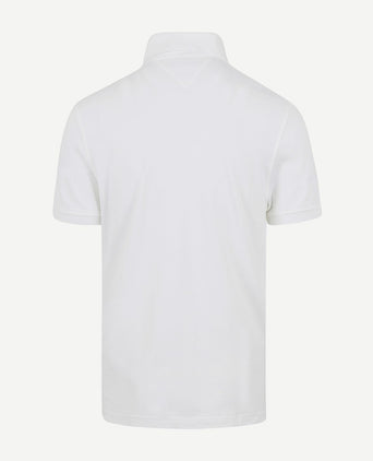Tommy Hilfiger 1985 polo wit | Slim-fit