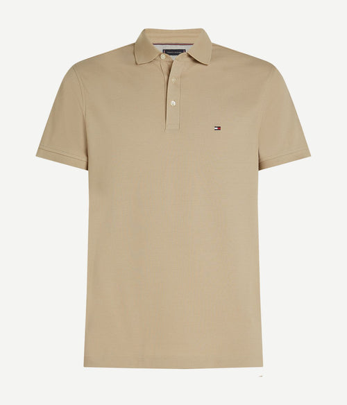 Tommy Hilfiger 1985 poloshirt beige | Slim-fit