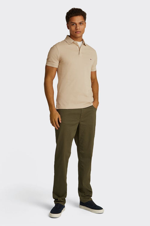 Tommy Hilfiger 1985 poloshirt beige | Slim-fit