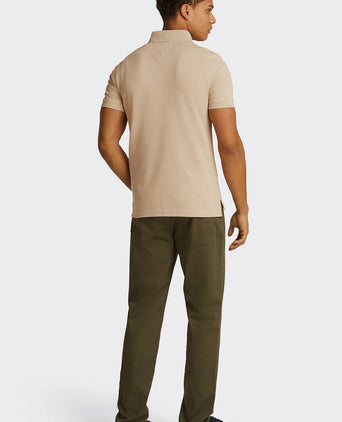 Tommy Hilfiger 1985 poloshirt beige | Slim-fit