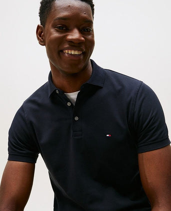 Tommy Hilfiger 1985 poloshirt donkerblauw | Slim-fit