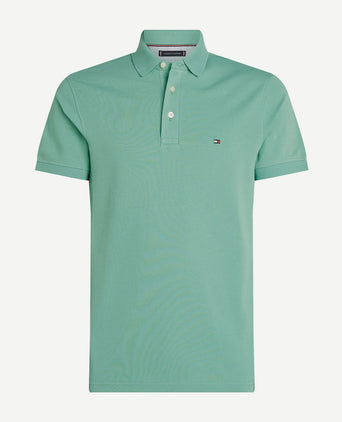 Tommy Hilfiger 1985 poloshirt groen | Slim-fit
