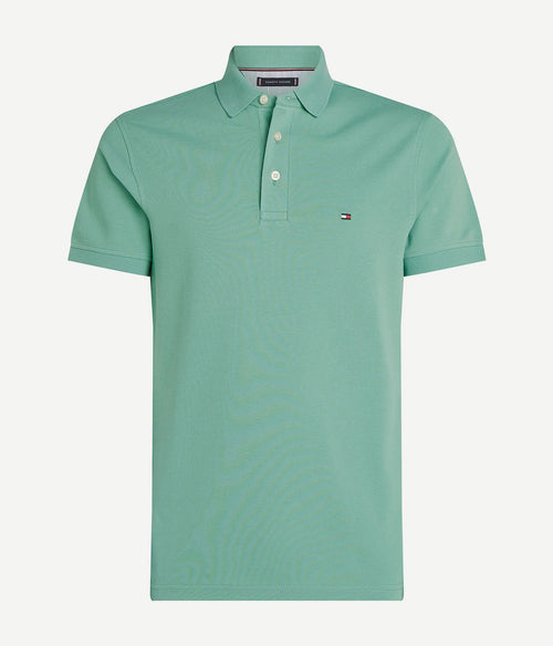 Tommy Hilfiger 1985 poloshirt groen | Slim-fit