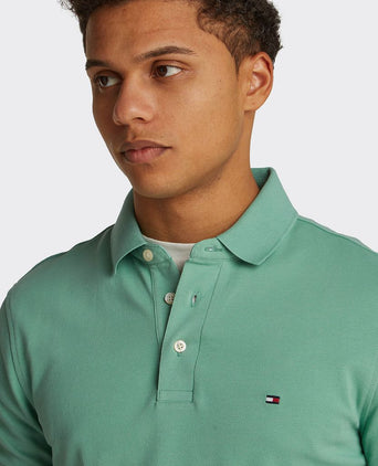 Tommy Hilfiger 1985 poloshirt groen | Slim-fit