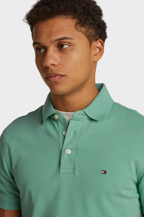 Tommy Hilfiger 1985 poloshirt groen | Slim-fit