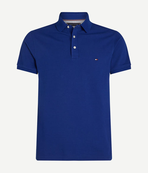 Tommy Hilfiger 1985 poloshirt kobaltblauw | Slim-fit