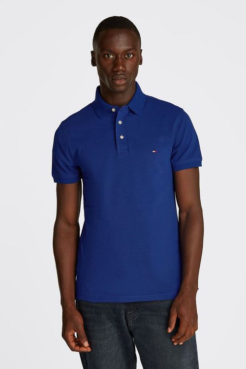 Tommy Hilfiger 1985 poloshirt kobaltblauw | Slim-fit