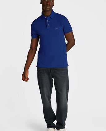 Tommy Hilfiger 1985 poloshirt kobaltblauw | Slim-fit