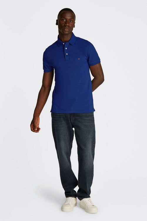 Tommy Hilfiger 1985 poloshirt kobaltblauw | Slim-fit