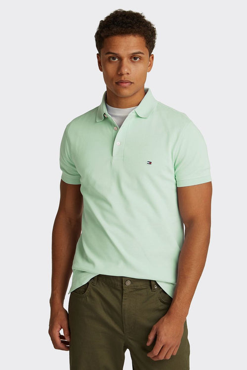 Tommy Hilfiger 1985 poloshirt lichtgroen | Slim-fit
