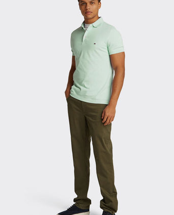 Tommy Hilfiger 1985 poloshirt lichtgroen | Slim-fit