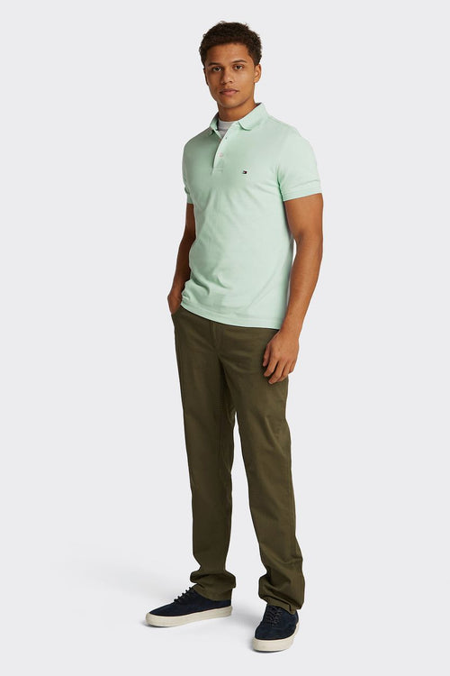 Tommy Hilfiger 1985 poloshirt lichtgroen | Slim-fit