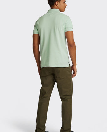 Tommy Hilfiger 1985 poloshirt lichtgroen | Slim-fit