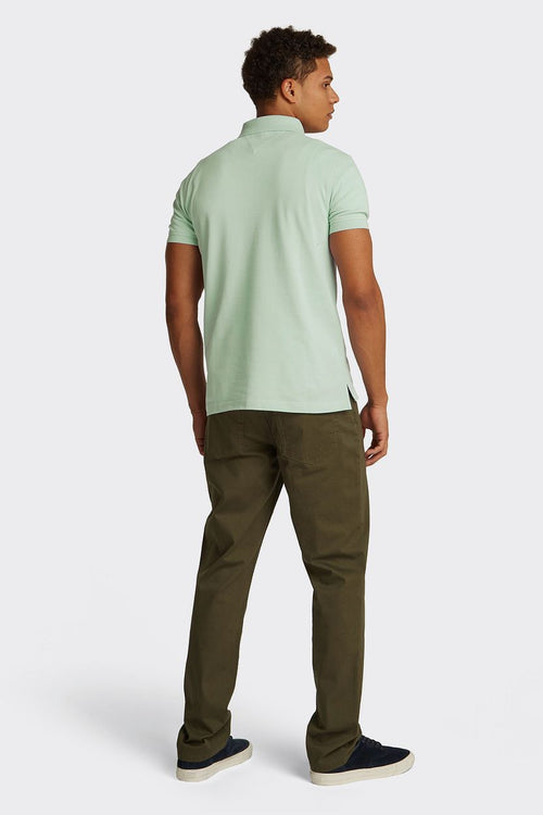 Tommy Hilfiger 1985 poloshirt lichtgroen | Slim-fit