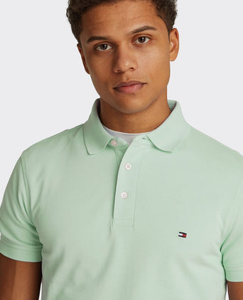 Tommy Hilfiger 1985 poloshirt lichtgroen | Slim-fit