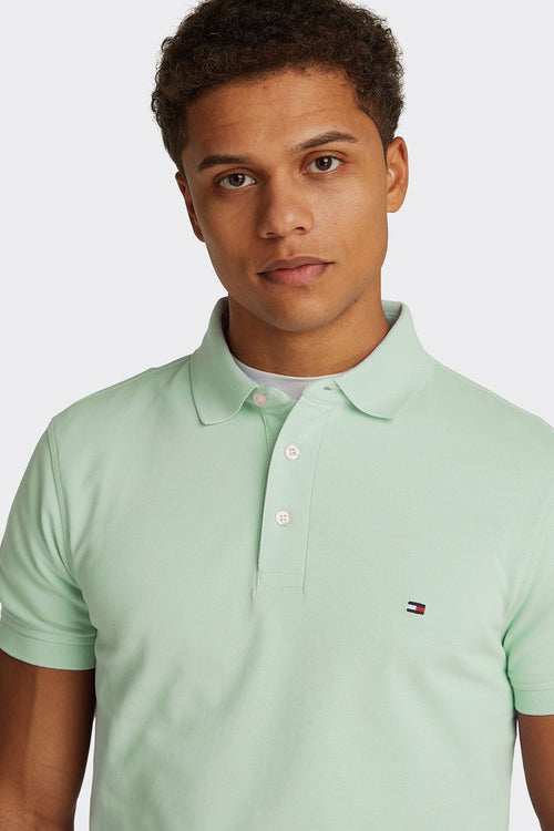 Tommy Hilfiger 1985 poloshirt lichtgroen | Slim-fit