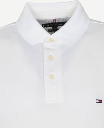Tommy Hilfiger 1985 poloshirt wit | Slim-fit