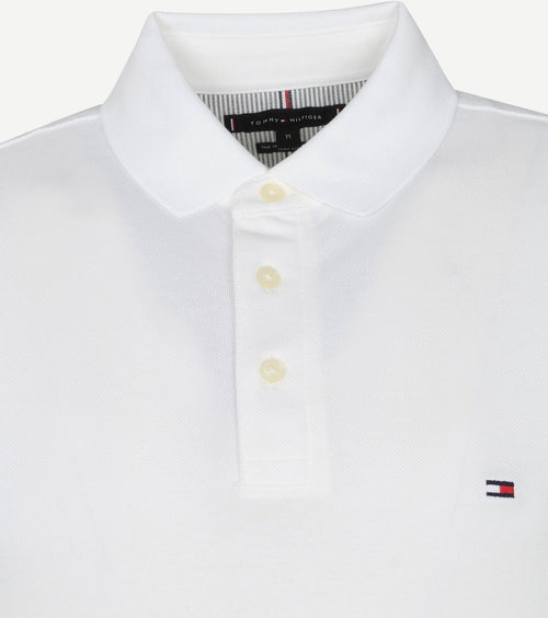 Tommy Hilfiger 1985 poloshirt wit | Slim-fit