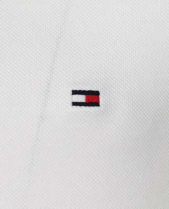 Tommy Hilfiger 1985 poloshirt wit | Slim-fit