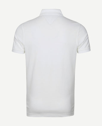 Tommy Hilfiger 1985 poloshirt wit | Slim-fit
