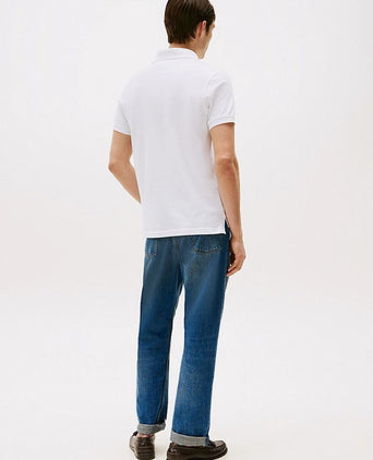 Tommy Hilfiger 1985 poloshirt wit | Slim-fit