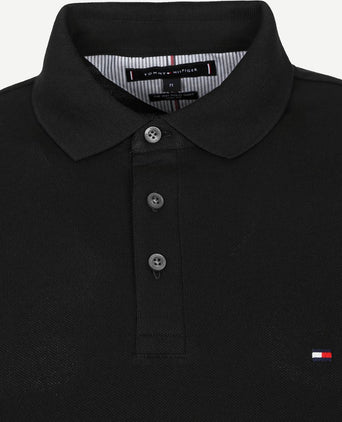 Tommy Hilfiger 1985 poloshirt zwart | Slim-fit