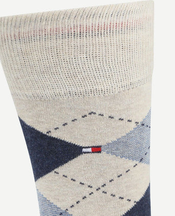 Tommy Hilfiger (2-pack) sokken beige melange