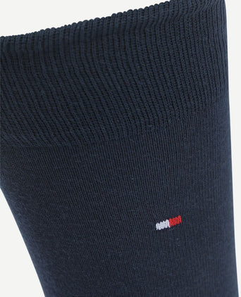 (2-pack) sokken birdseye burgundy donkerblauw