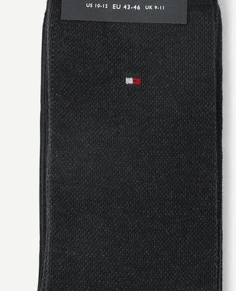 Tommy Hilfiger (2-pack) sokken birdseye zwart