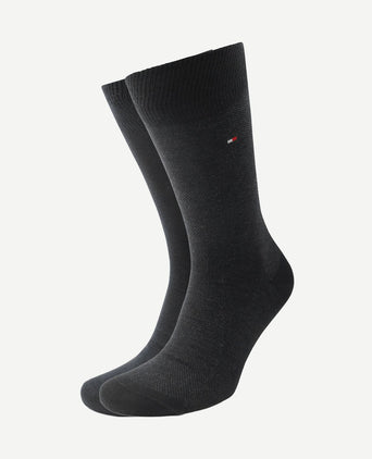 (2-pack) sokken birdseye zwart