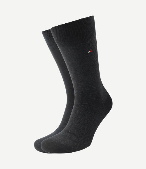 (2-pack) sokken birdseye zwart
