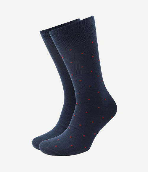 (2-pack) sokken blauw 002