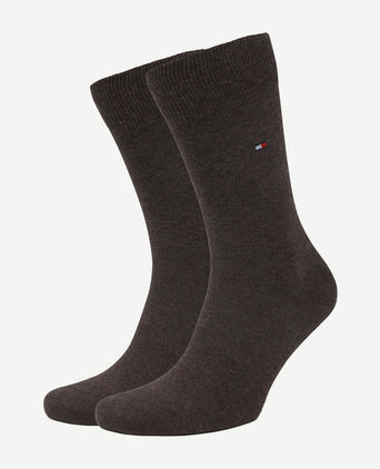 Tommy Hilfiger (2-pack) sokken bruin