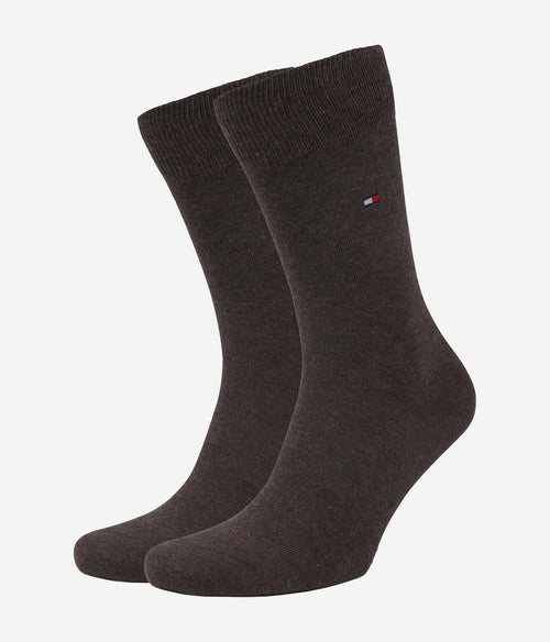 Tommy Hilfiger (2-pack) sokken bruin