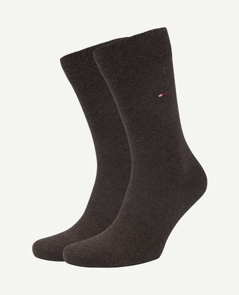 (2-pack) sokken bruin
