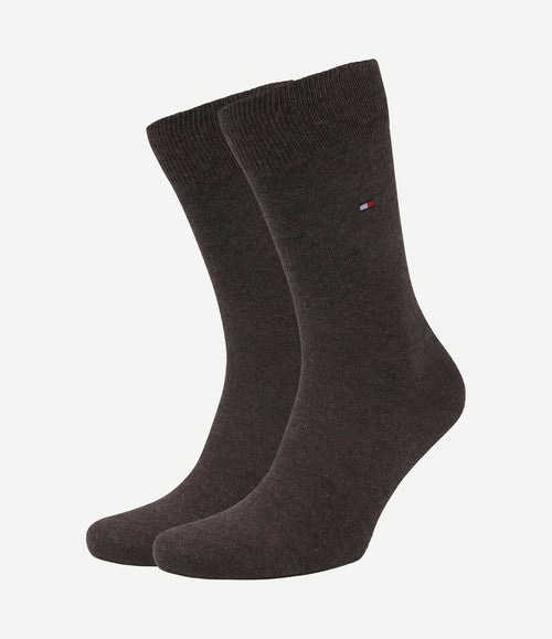 (2-pack) sokken bruin