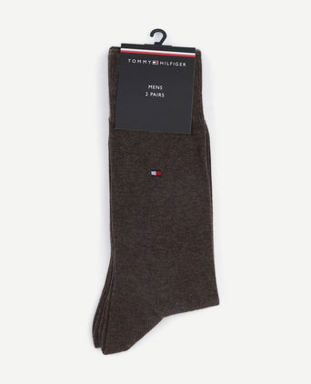 Tommy Hilfiger (6-pack) sokken bruin