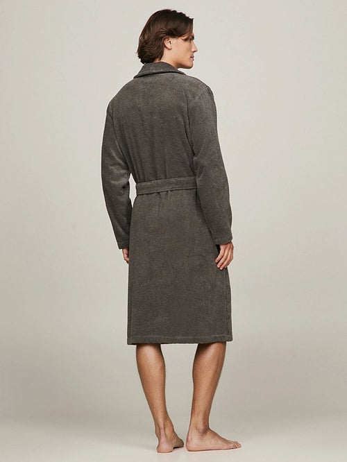 Tommy Hilfiger badjas donkergrijs | Regular-fit