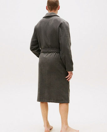 Tommy Hilfiger badjas donkergrijs | Regular-fit