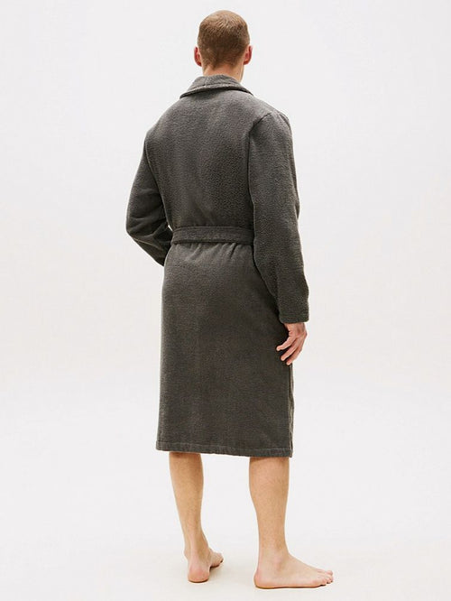 Tommy Hilfiger badjas donkergrijs | Regular-fit