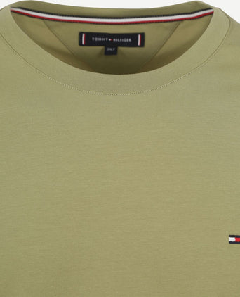 Tommy Hilfiger big & tall logo t-shirt groen | Regular-fit