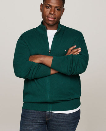 Tommy Hilfiger big & tall vest groen | Regular-fit