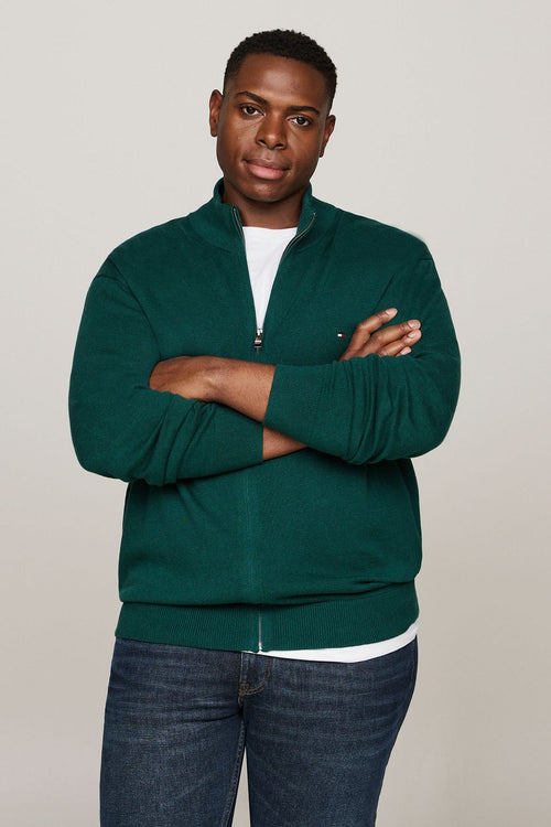 Tommy Hilfiger big & tall vest groen | Regular-fit