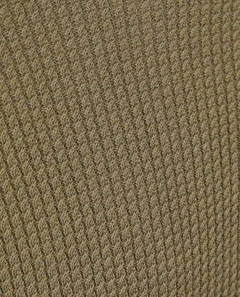 Tommy Hilfiger big&tall halve rits kabel pullover olijfgroen | Regular-fit