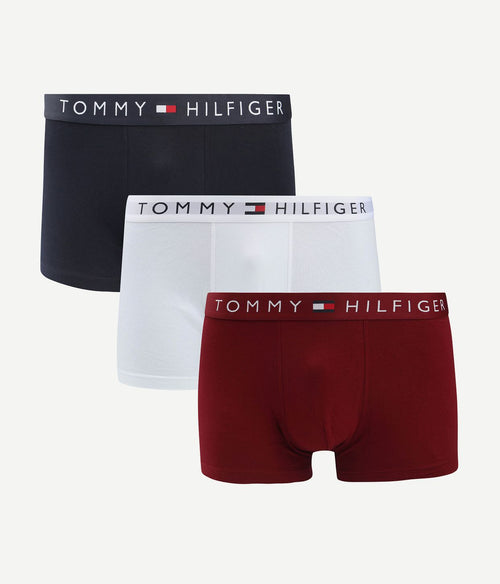 Tommy Hilfiger boxer trunk (3-pack) donkerblauw/white/red